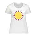 thumbnail image 1 of Inktastic Cute Sun Women's Plus Size T-Shirt, 1 of 5