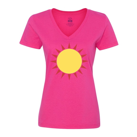 Inktastic Cute Sun Women's V-Neck T-Shirt