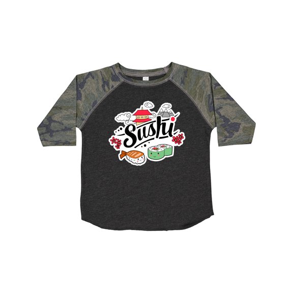 Inktastic Cute Sushi Illustration Boys or Girls Toddler T-Shirt