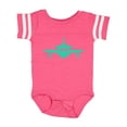 thumbnail image 1 of Inktastic Cute Teal Airplane Boys or Girls Baby Bodysuit, 1 of 5