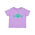 thumbnail image 1 of Inktastic Cute Teal Airplane Boys or Girls Toddler T-Shirt, 1 of 5
