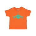 thumbnail image 1 of Inktastic Cute Teal Airplane Boys or Girls Toddler T-Shirt, 1 of 5