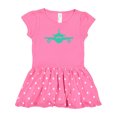 thumbnail image 1 of Inktastic Cute Teal Airplane Gift Baby Girl Dress, 1 of 4