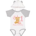 thumbnail image 1 of Inktastic Cute Teddy Bear 1st Birthday Party Boys or Girls Baby Bodysuit, 1 of 5