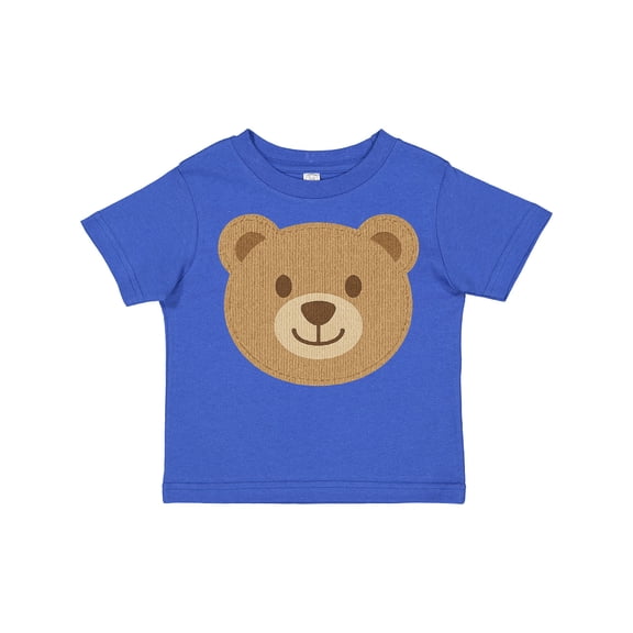 Inktastic Cute Teddy Bear Face for Kids Boys or Girls Toddler T-Shirt