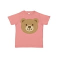 thumbnail image 1 of Inktastic Cute Teddy Bear Face for Kids Boys or Girls Toddler T-Shirt, 1 of 5