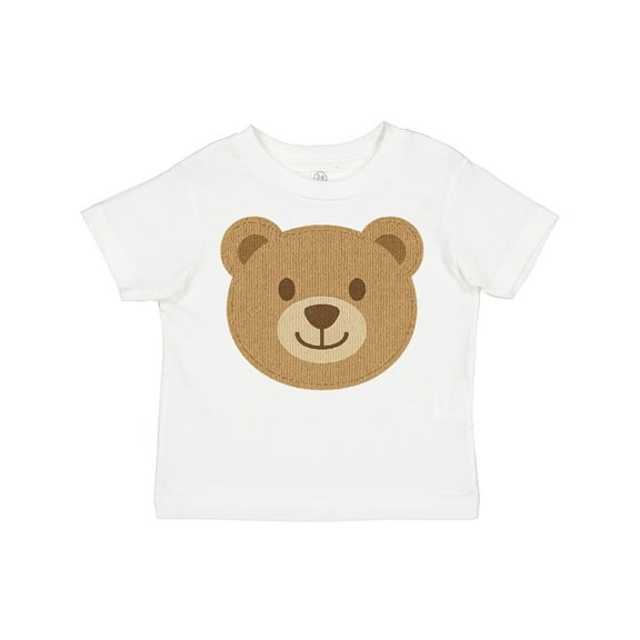 Inktastic Cute Teddy Bear Face for Kids Boys or Girls Toddler T-Shirt
