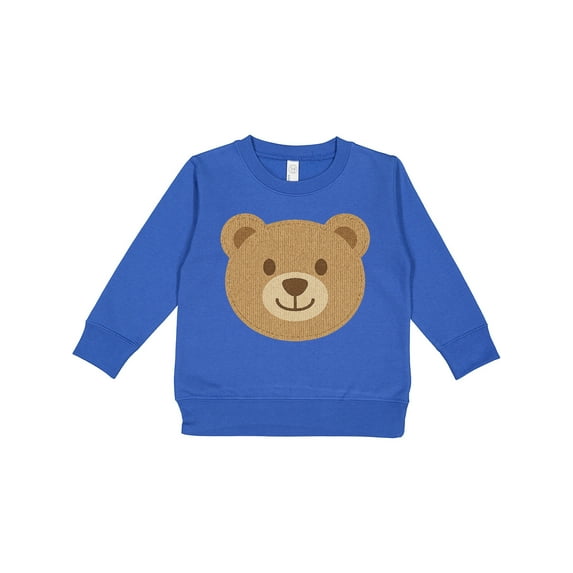 Inktastic Cute Teddy Bear Face for Kids Toddler Sweatshirt