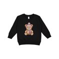 thumbnail image 1 of Inktastic Cute Teddy Bear Winter Scarf Hat Toddler Sweatshirt, 1 of 4