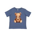 thumbnail image 1 of Inktastic Cute Teddy Bear with Heart Boys or Girls Baby T-Shirt, 1 of 5