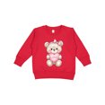 thumbnail image 1 of Inktastic Cute Teddy Bear with Heart Love Toddler Sweatshirt, 1 of 4
