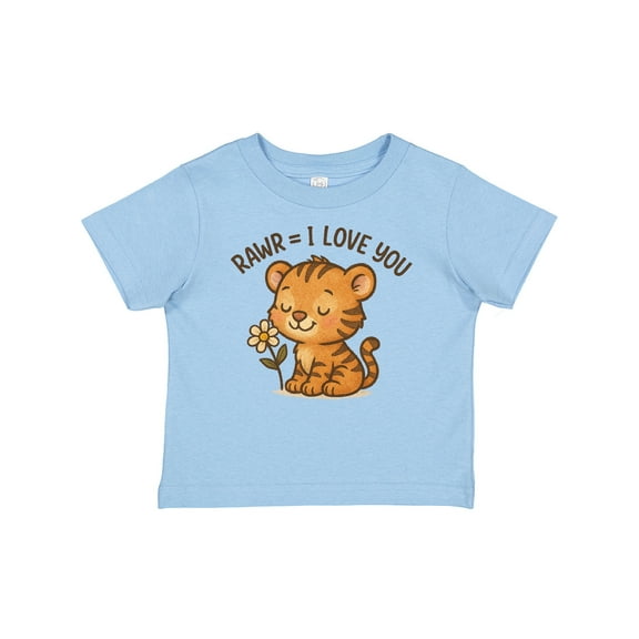 Inktastic Cute Tiger Rawr I Love You Toddler Design Boys or Girls Baby T-Shirt