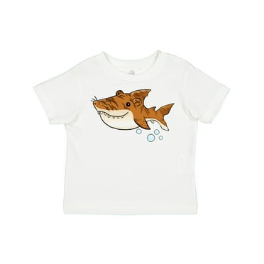 Inktastic Cute Tiger Shark Boys or Girls Toddler T-Shirt