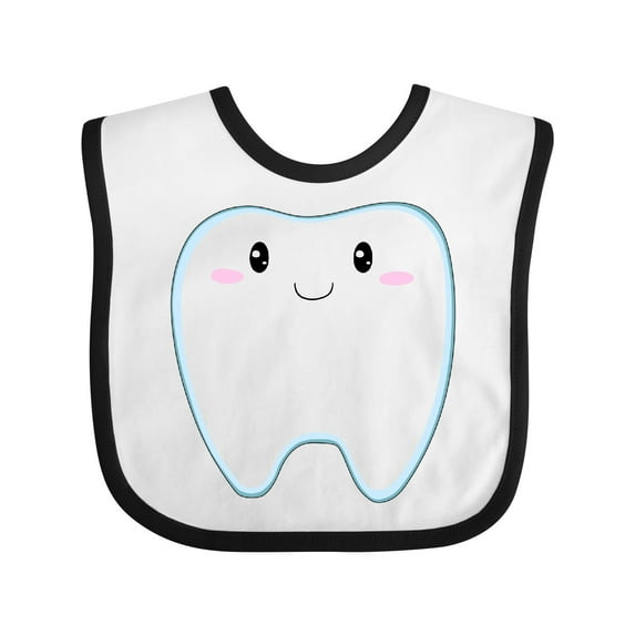 Inktastic Cute Tooth Boys or Girls Baby Bib