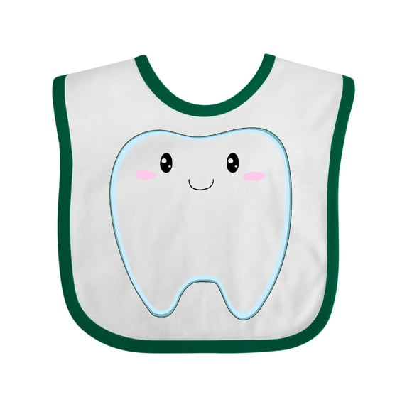 Inktastic Cute Tooth Boys or Girls Baby Bib