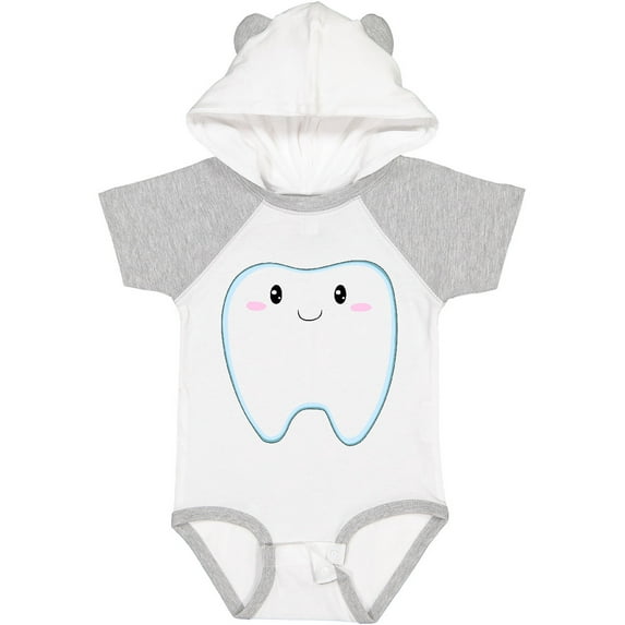 Inktastic Cute Tooth Boys or Girls Baby Bodysuit