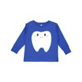 thumbnail image 1 of Inktastic Cute Tooth Boys or Girls Long Sleeve Toddler T-Shirt, 1 of 5