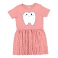 thumbnail image 1 of Inktastic Cute Tooth Girls Toddler Dress, 1 of 5