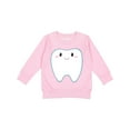 thumbnail image 1 of Inktastic Cute Tooth Toddler Sweatshirt, 1 of 4