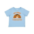 thumbnail image 1 of Inktastic Cute Turkey My 1st Thanksgiving Boys or Girls Baby T-Shirt, 1 of 5