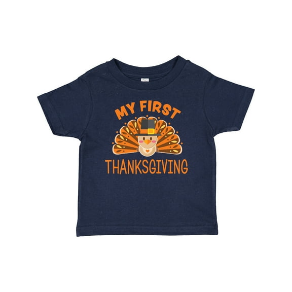 Inktastic Cute Turkey My 1st Thanksgiving Boys or Girls Baby T-Shirt