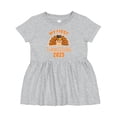 thumbnail image 1 of Inktastic Cute Turkey My First Thanksgiving 2025 Girls Baby Dress, 1 of 5