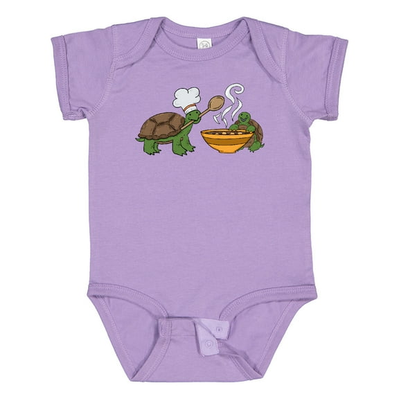 Inktastic Cute Turtle Chefs Making Soup Boys or Girls Baby Bodysuit