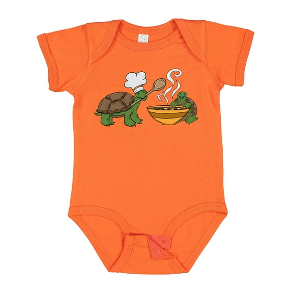 Inktastic Cute Turtle Chefs Making Soup Boys or Girls Baby Bodysuit