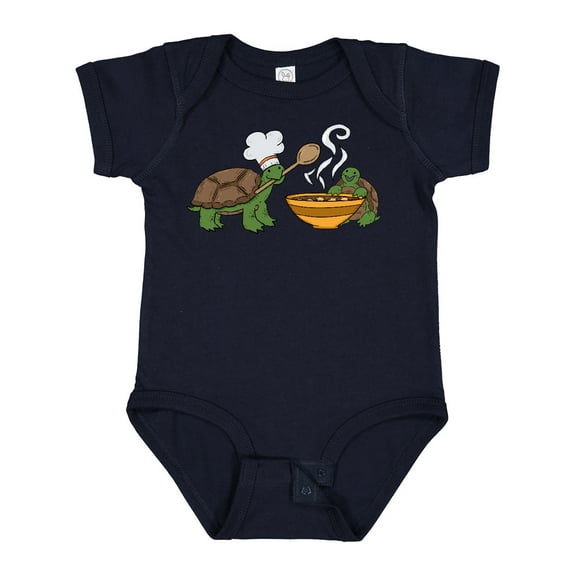 Inktastic Cute Turtle Chefs Making Soup Boys or Girls Baby Bodysuit
