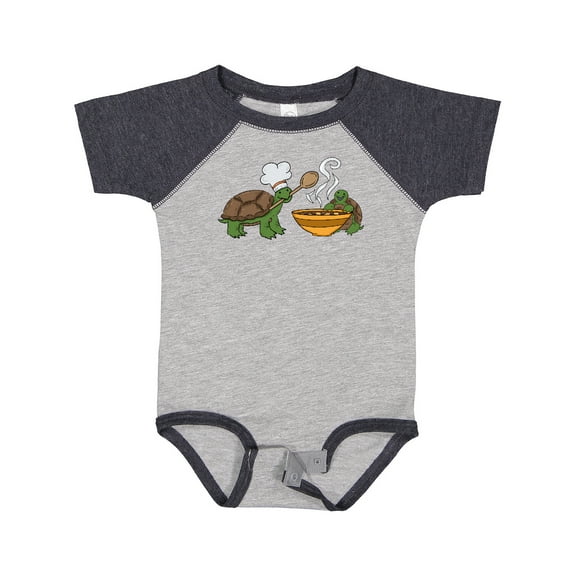 Inktastic Cute Turtle Chefs Making Soup Boys or Girls Baby Bodysuit