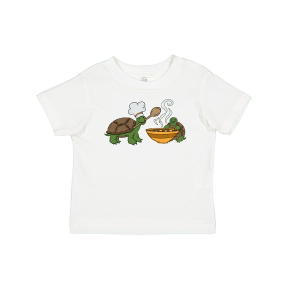 Inktastic Cute Turtle Chefs Making Soup Boys or Girls Baby T-Shirt