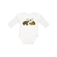 thumbnail image 1 of Inktastic Cute Turtle Chefs Making Soup Boys or Girls Long Sleeve Baby Bodysuit, 1 of 5