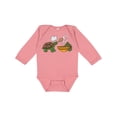 thumbnail image 1 of Inktastic Cute Turtle Chefs Making Soup Boys or Girls Long Sleeve Baby Bodysuit, 1 of 5