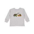 thumbnail image 1 of Inktastic Cute Turtle Chefs Making Soup Boys or Girls Long Sleeve Toddler T-Shirt, 1 of 5
