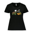 thumbnail image 1 of Inktastic Cute Turtle Chefs Making Soup Women's Plus Size T-Shirt, 1 of 5