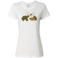 thumbnail image 1 of Inktastic Cute Turtle Chefs Making Soup Women's T-Shirt, 1 of 5