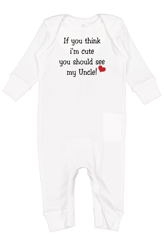 Cute Uncle Baby Romper Coveralls