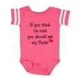 thumbnail image 1 of Inktastic Cute Uncle Boys or Girls Baby Bodysuit, 1 of 5