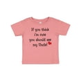 thumbnail image 1 of Inktastic Cute Uncle Boys or Girls Baby T-Shirt, 1 of 5