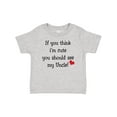 thumbnail image 1 of Inktastic Cute Uncle Boys or Girls Baby T-Shirt, 1 of 5