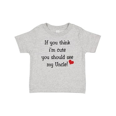 Inktastic Cute Uncle Boys or Girls Baby T-Shirt