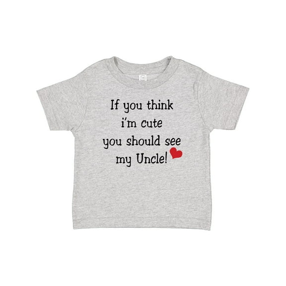 Inktastic Cute Uncle Boys or Girls Baby T-Shirt