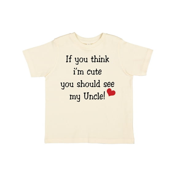 Inktastic Cute Uncle Boys or Girls Toddler T-Shirt