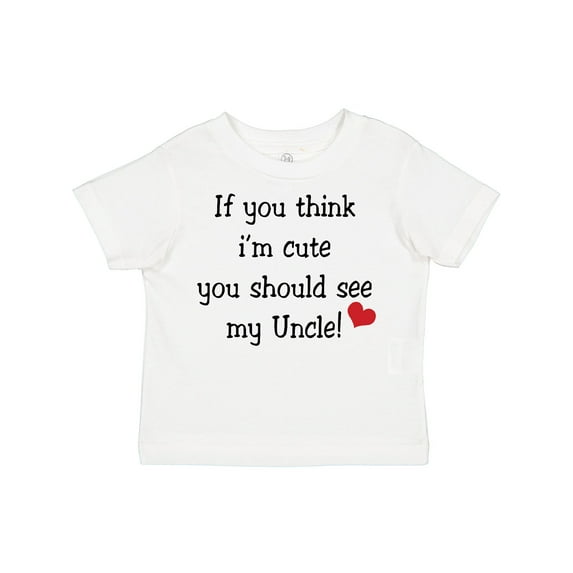 Inktastic Cute Uncle Boys or Girls Toddler T-Shirt