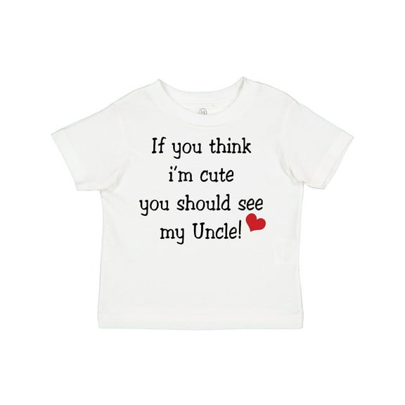 Inktastic Cute Uncle Boys or Girls Toddler T-Shirt