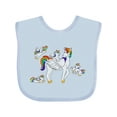 thumbnail image 1 of Inktastic Cute Unicorn Family Boys or Girls Baby Bib, 1 of 4