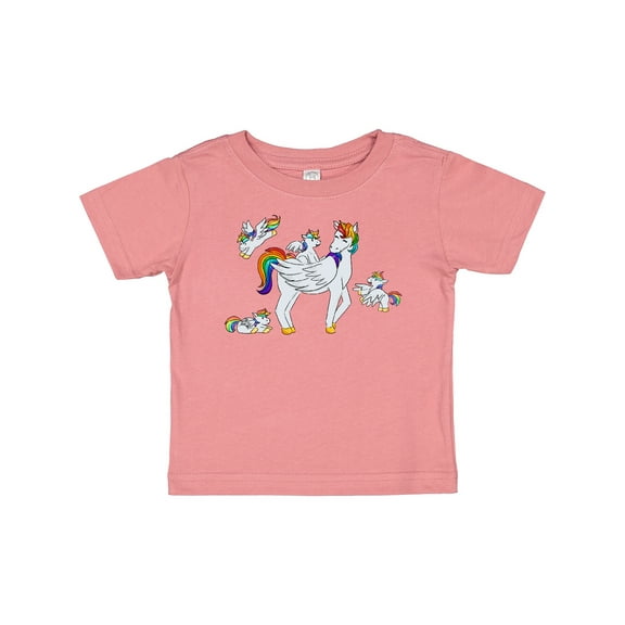 Inktastic Cute Unicorn Family Boys or Girls Baby T-Shirt