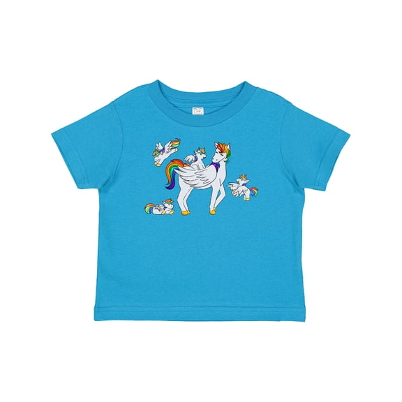 Inktastic Cute Unicorn Family Boys or Girls Baby T-Shirt