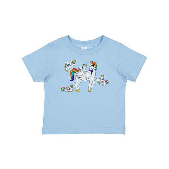 Inktastic Cute Unicorn Family Boys or Girls Baby T-Shirt
