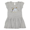 thumbnail image 1 of Inktastic Cute Unicorn Family Girls Toddler Dress, 1 of 5